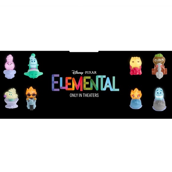 Disney Pixar Elemental Movie McDonald’s Kid’s Toy- Lutz on Cyclone Stadium NWT - Picture 6 of 7